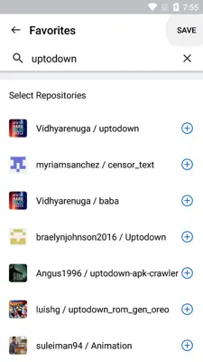 GitHub android App screenshot 1