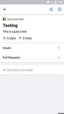 GitHub android App screenshot 2